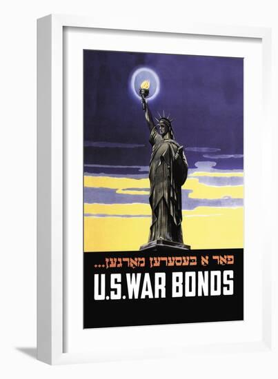 U.S. War Bonds for a Better Tomorrow-null-Framed Premium Giclee Print