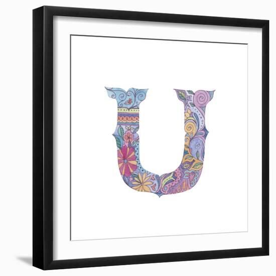 U-Green Girl-Framed Giclee Print