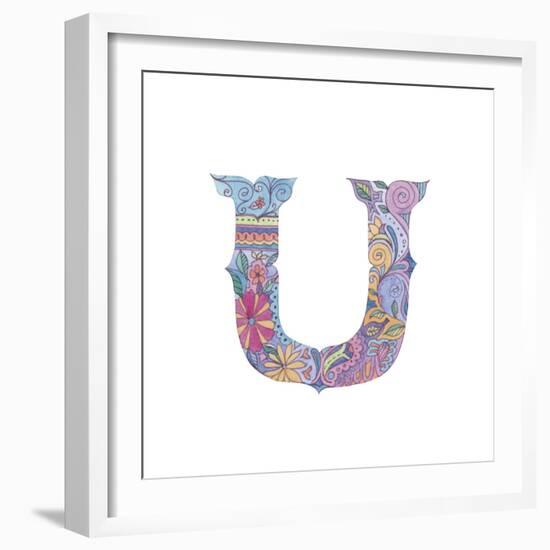 U-Green Girl-Framed Giclee Print