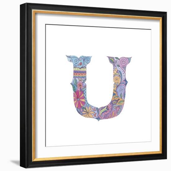 U-Green Girl-Framed Giclee Print