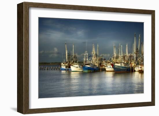 Ua Ch Shrimp Boats I-Danny Head-Framed Photographic Print