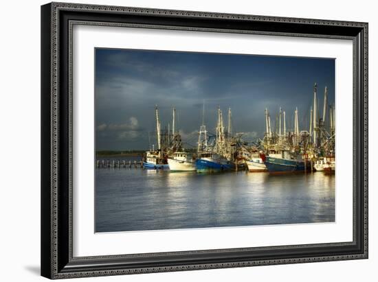 Ua Ch Shrimp Boats I-Danny Head-Framed Photographic Print