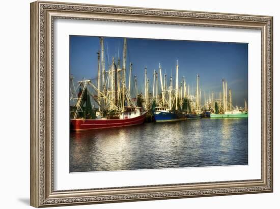 Ua Ch Shrimp Boats II-Danny Head-Framed Photographic Print