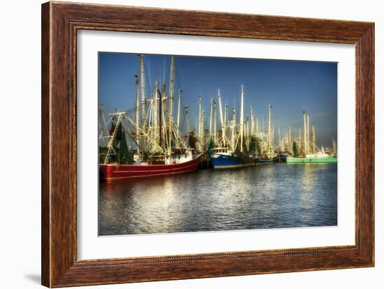 Ua Ch Shrimp Boats II-Danny Head-Framed Photographic Print