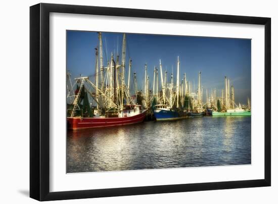 Ua Ch Shrimp Boats II-Danny Head-Framed Photographic Print