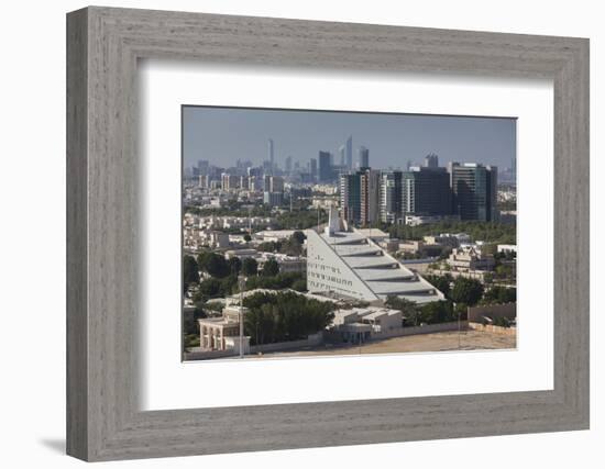 UAE, Abu Dhabi. Al Safarat Embassy Area-Walter Bibikow-Framed Photographic Print