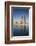 UAE, Abu Dhabi. Downtown waterfront skyscrapers.-Walter Bibikow-Framed Photographic Print