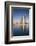 UAE, Abu Dhabi. Downtown waterfront skyscrapers.-Walter Bibikow-Framed Photographic Print