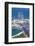 UAE, Abu Dhabi. Marina Village and Arabian Gulf, aerial view-Walter Bibikow-Framed Photographic Print