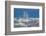 UAE, Abu Dhabi. Marina Village and Arabian Gulf, aerial view-Walter Bibikow-Framed Photographic Print