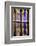 UAE, Abu Dhabi. Sheikh Zayed bin Sultan Mosque arches-Walter Bibikow-Framed Photographic Print