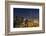 UAE, Downtown Dubai. Cityscape with Burj Khalifa at night.-Walter Bibikow-Framed Photographic Print