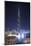 UAE, Downtown Dubai. Cityscape with Burj Khalifa.-Walter Bibikow-Mounted Photographic Print