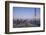 UAE, Downtown Dubai. Cityscape with Burj Khalifa.-Walter Bibikow-Framed Photographic Print