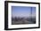 UAE, Downtown Dubai. Cityscape with Burj Khalifa.-Walter Bibikow-Framed Photographic Print