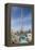 UAE, Downtown Dubai. Cityscape with Burj Khalifa.-Walter Bibikow-Framed Premier Image Canvas