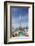 UAE, Downtown Dubai. Cityscape with Burj Khalifa.-Walter Bibikow-Framed Photographic Print