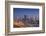 UAE, Downtown Dubai. Skyscrapers on Sheikh Zayed Road from downtown-Walter Bibikow-Framed Photographic Print