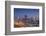 UAE, Downtown Dubai. Skyscrapers on Sheikh Zayed Road from downtown-Walter Bibikow-Framed Photographic Print