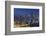 UAE, Downtown Dubai. Skyscrapers on Sheikh Zayed Road from downtown-Walter Bibikow-Framed Photographic Print