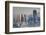 UAE, Downtown Dubai. Skyscrapers on Sheikh Zayed Road from downtown-Walter Bibikow-Framed Photographic Print