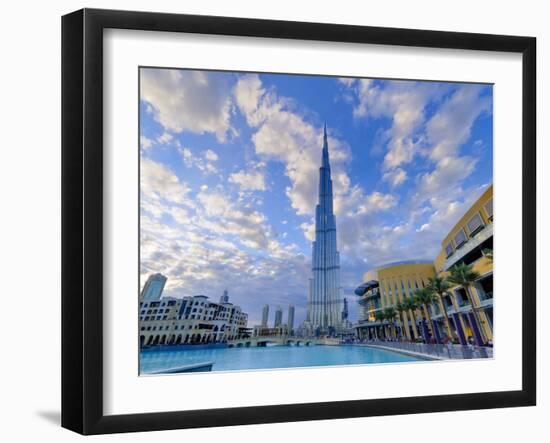 Uae, Dubai, Burj Khalifa-Alan Copson-Framed Photographic Print