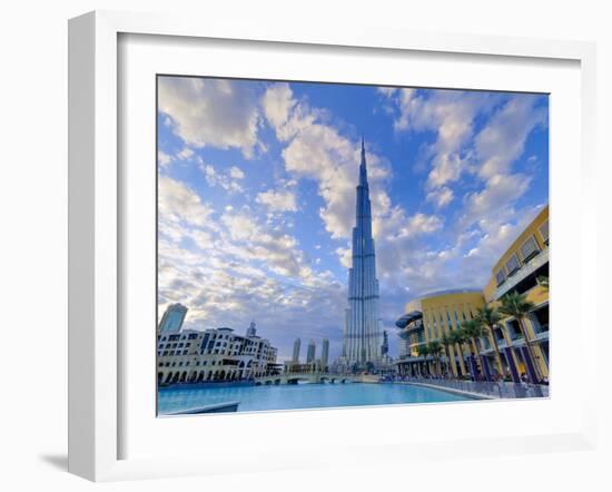 Uae, Dubai, Burj Khalifa-Alan Copson-Framed Photographic Print