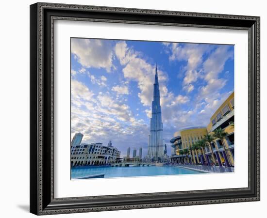 Uae, Dubai, Burj Khalifa-Alan Copson-Framed Photographic Print