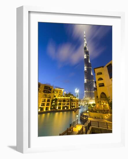 Uae, Dubai, Burj Khalifa-Alan Copson-Framed Photographic Print