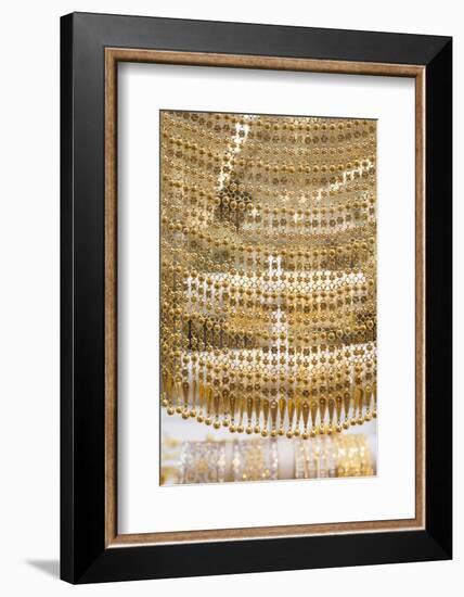 UAE, Dubai, Deira. Gold Souk, gold jewelry-Walter Bibikow-Framed Photographic Print