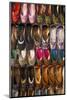 UAE, Dubai, Deira. Souvenir traditional slippers-Walter Bibikow-Mounted Photographic Print