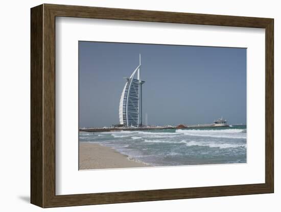 Uae, Dubai. Jumeirah District, Burj Al Arab Hotel-Cindy Miller Hopkins-Framed Photographic Print