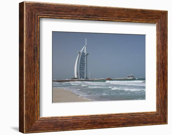 Uae, Dubai. Jumeirah District, Burj Al Arab Hotel-Cindy Miller Hopkins-Framed Photographic Print