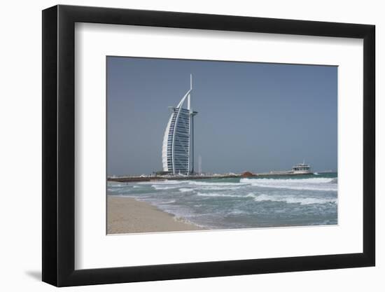 Uae, Dubai. Jumeirah District, Burj Al Arab Hotel-Cindy Miller Hopkins-Framed Photographic Print