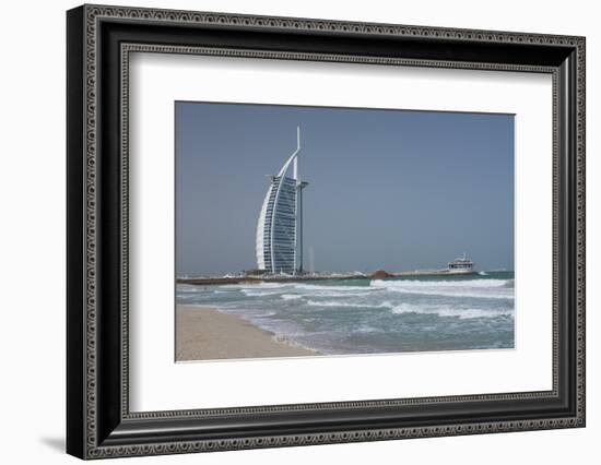 Uae, Dubai. Jumeirah District, Burj Al Arab Hotel-Cindy Miller Hopkins-Framed Photographic Print