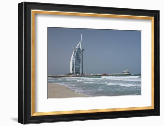 Uae, Dubai. Jumeirah District, Burj Al Arab Hotel-Cindy Miller Hopkins-Framed Photographic Print