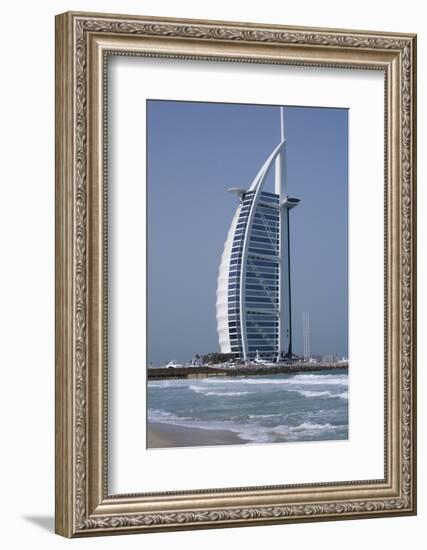 Uae, Dubai. Jumeirah District, Burj Al Arab Hotel-Cindy Miller Hopkins-Framed Photographic Print