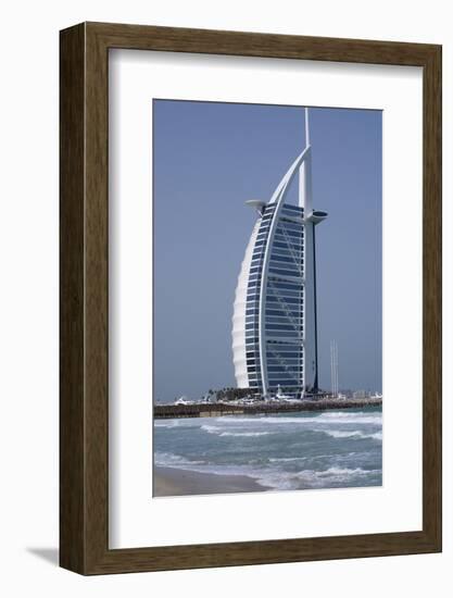 Uae, Dubai. Jumeirah District, Burj Al Arab Hotel-Cindy Miller Hopkins-Framed Photographic Print