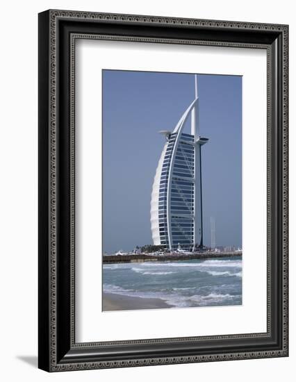 Uae, Dubai. Jumeirah District, Burj Al Arab Hotel-Cindy Miller Hopkins-Framed Photographic Print