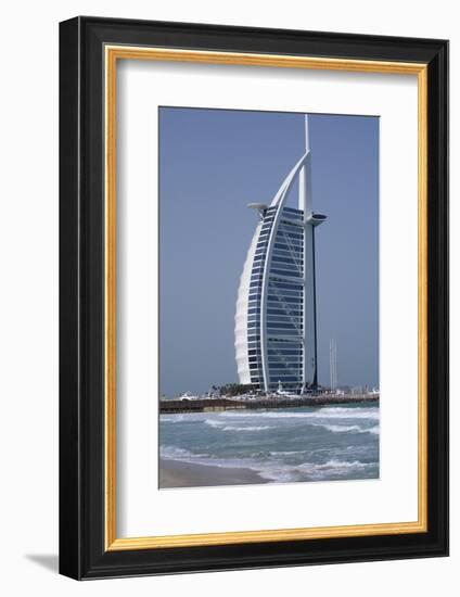 Uae, Dubai. Jumeirah District, Burj Al Arab Hotel-Cindy Miller Hopkins-Framed Photographic Print