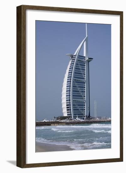 Uae, Dubai. Jumeirah District, Burj Al Arab Hotel-Cindy Miller Hopkins-Framed Photographic Print