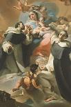 Our Lady of Rosary with Child, St Dominic and St Vincent Ferrer, Circa 1773-Ubaldo Gandolfi-Giclee Print