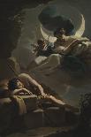 Selene and Endymion, 1770, by Ubaldo Gandolfi, 1728-1781, Italian painting,-Ubaldo Gandolfi-Art Print