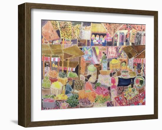 Ubud Market, Bali, 2002-Hilary Simon-Framed Giclee Print