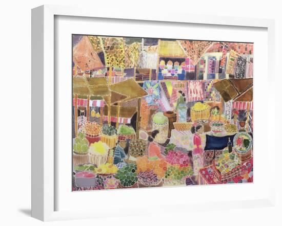 Ubud Market, Bali, 2002-Hilary Simon-Framed Giclee Print