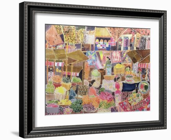 Ubud Market, Bali, 2002-Hilary Simon-Framed Giclee Print