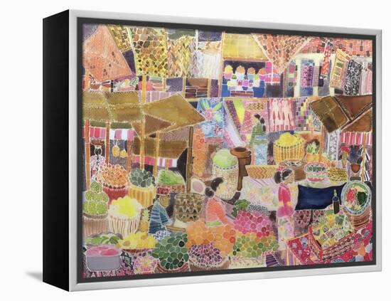 Ubud Market, Bali, 2002-Hilary Simon-Framed Premier Image Canvas