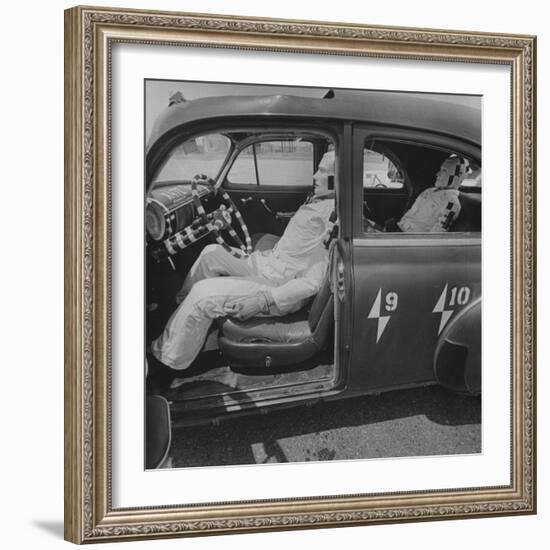 Ucla Auto Crash Test Dummy Experiments-J^ R^ Eyerman-Framed Photographic Print