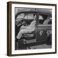 Ucla Auto Crash Test Dummy Experiments-J. R. Eyerman-Framed Photographic Print