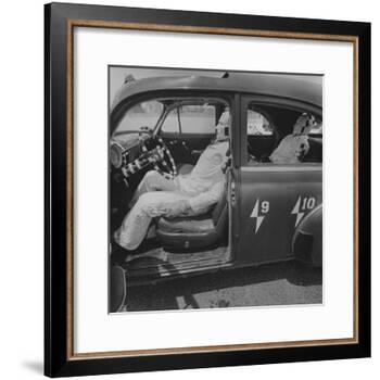 Ucla Auto Crash Test Dummy Experiments-J. R. Eyerman-Framed Photographic Print